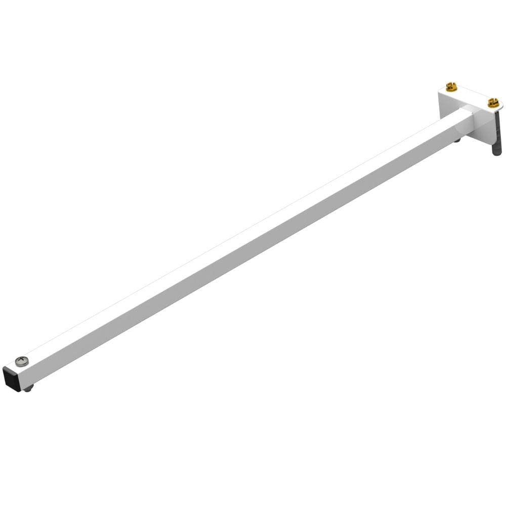 SUPORTE REFLETOR FACHADA BANNER BRAÇO 60 CM Branco