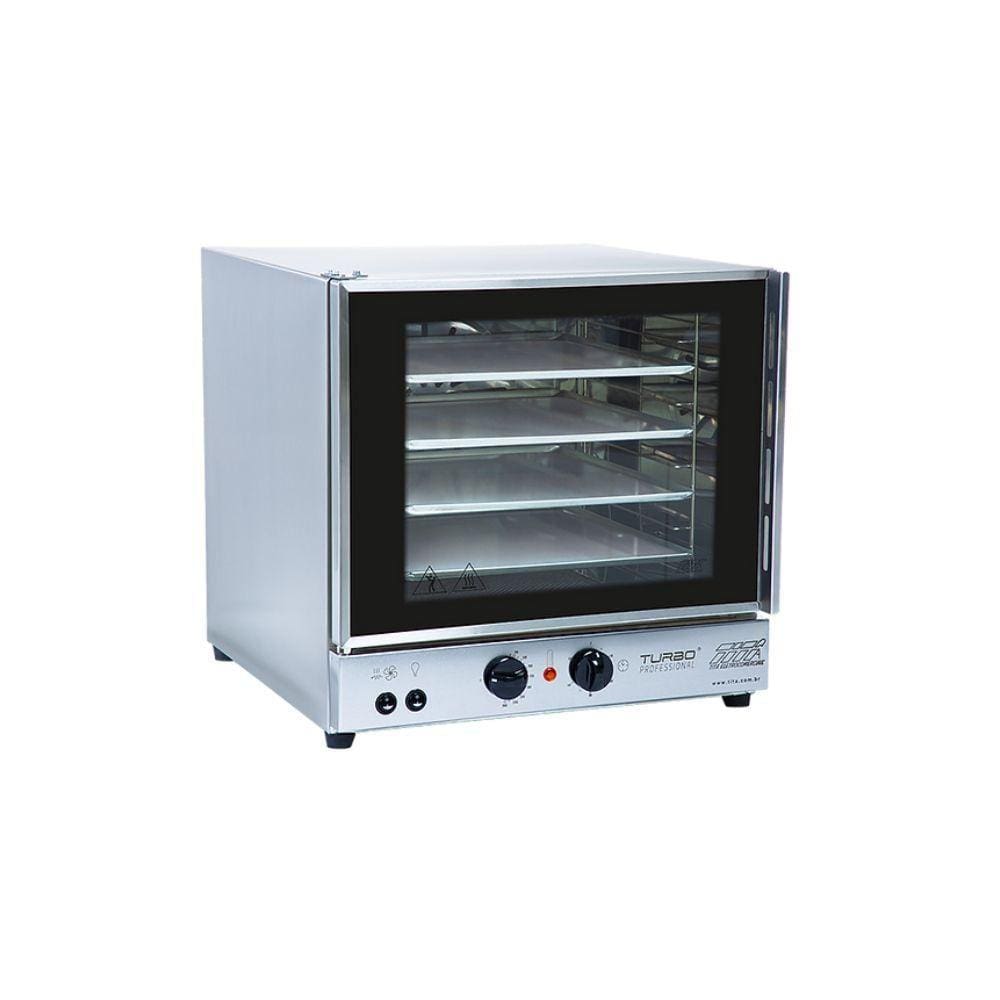 Forno Elétrico Turbo 4 Esteiras FETP4A Aço Inox Titã 110v