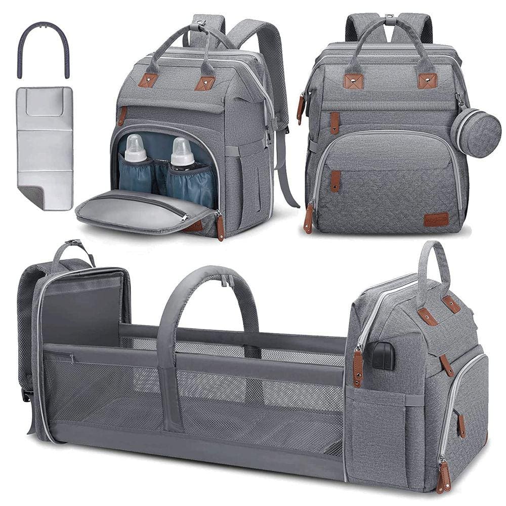 Mochila para fraldas DERJUNSTAR Multifuncional Waterproof Gr