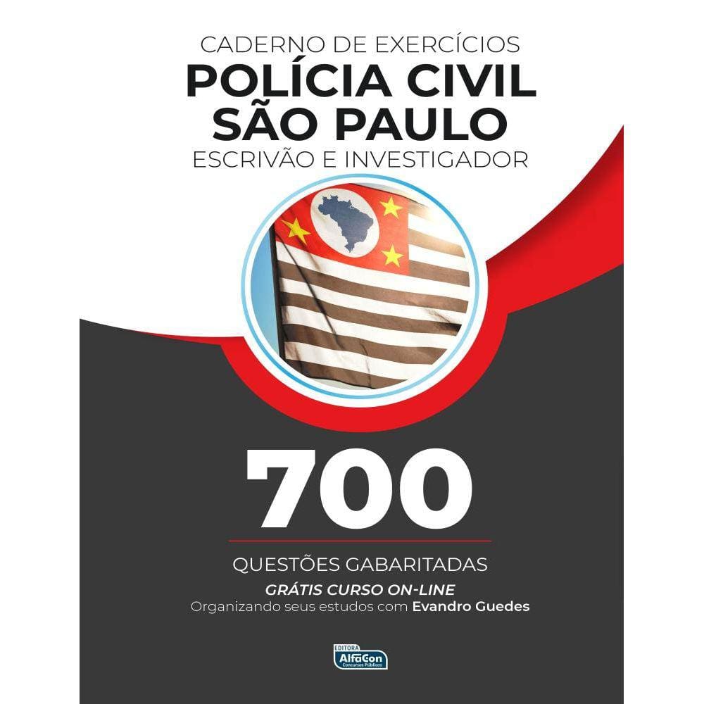 Caderno de Exercícios para Polícia Civil de São Paulo – PC SP