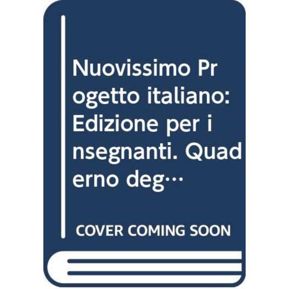 Nuovissimo Progetto Italiano 1 - Quaderno Degli Esercizi - Dell Insegnante +1 Cd Audio