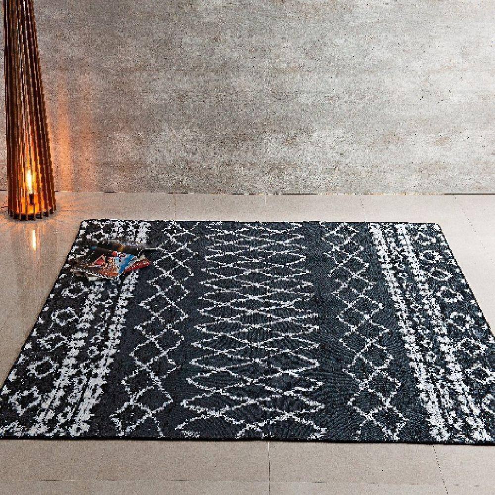 Tapete 100 X 140cm Kilim Anatolia Niazitex Preto