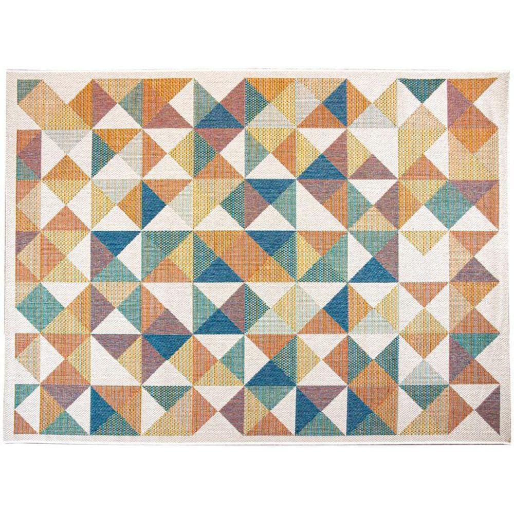 Tapete Sisal Aurora 04 Colorido - 2,50 X 3,00 - Edantex