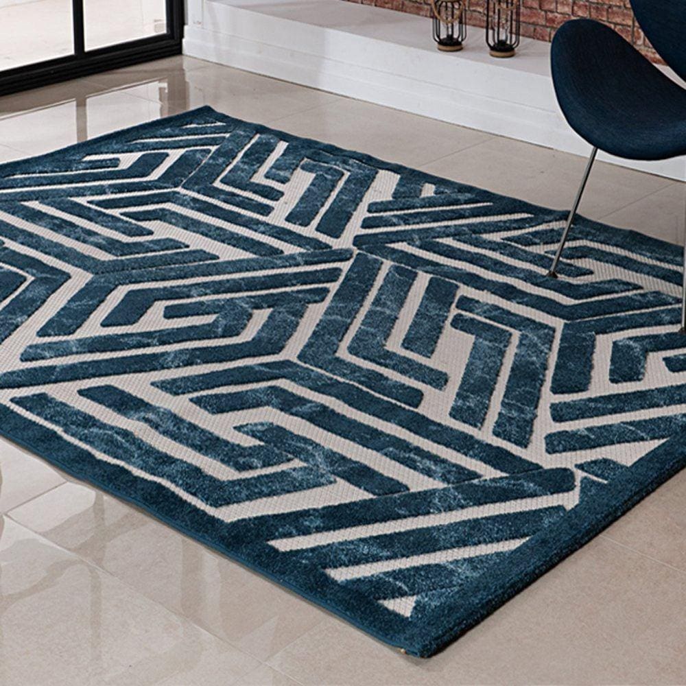 Tapete 100x150cm Modena Azul