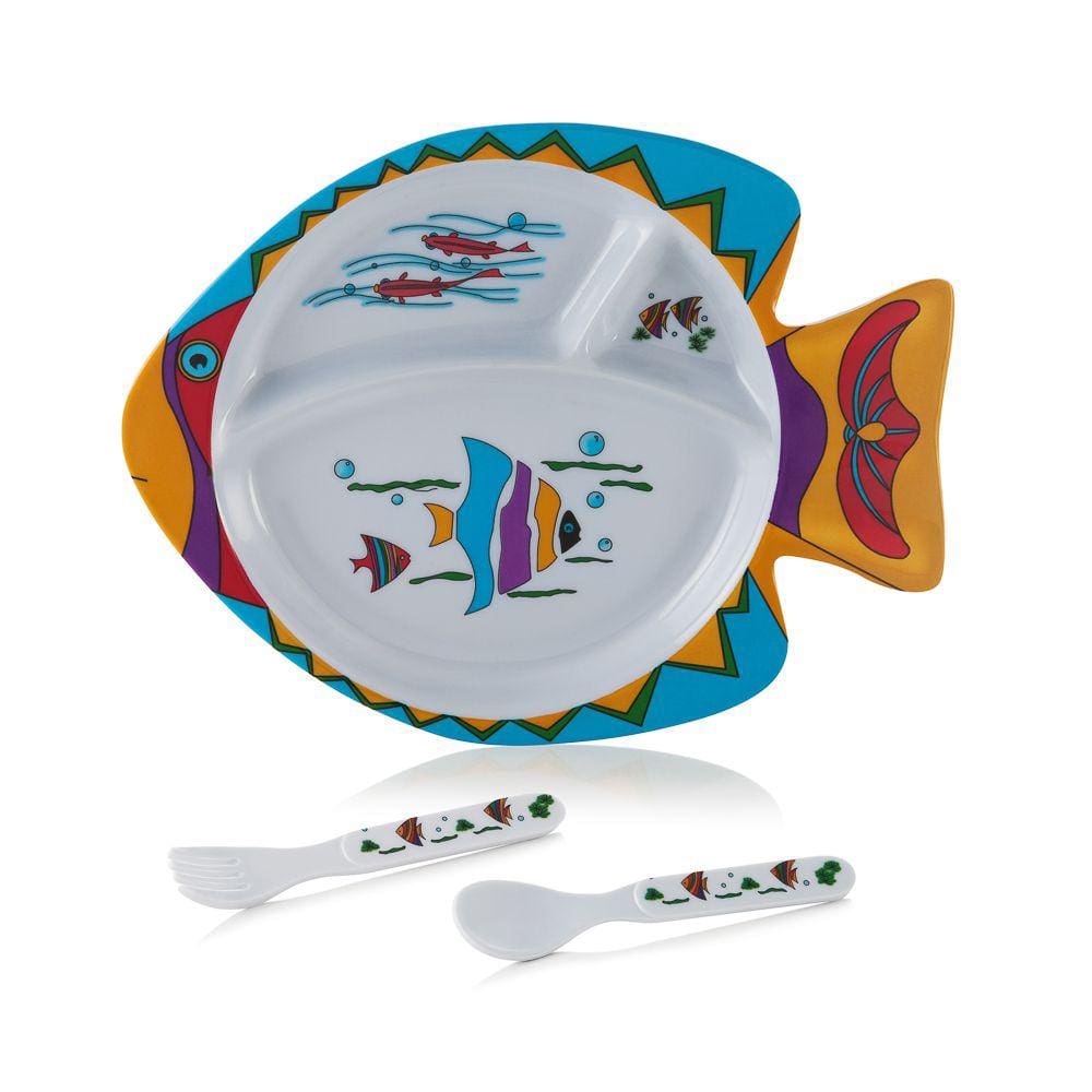 Kit Prato Para Refeição Baby Style Oceano