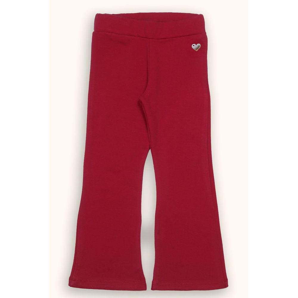 Calça Molecotton Menina Pink Flanelado Inverno Elian