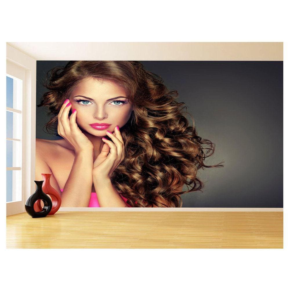 Papel De Parede Salão De Beleza Maquiagem Make 3,5M Slb74