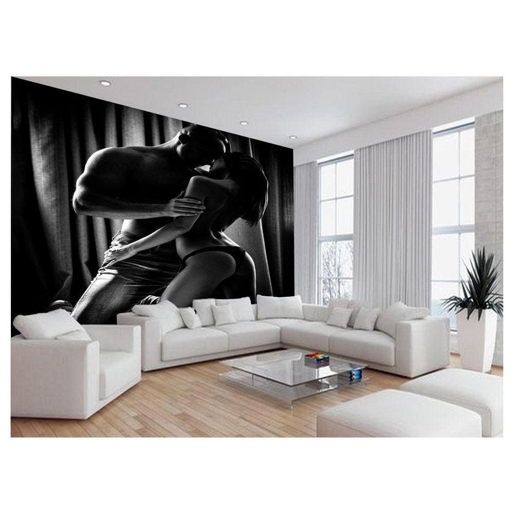 Papel De Parede 3D Arte Mulher Sexy Lingerie 3,5M Tra163
