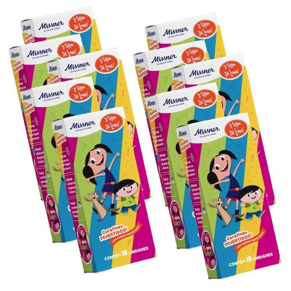 Curativo Divertido Band Aid Infantil Show Da Luna 10 Caixas