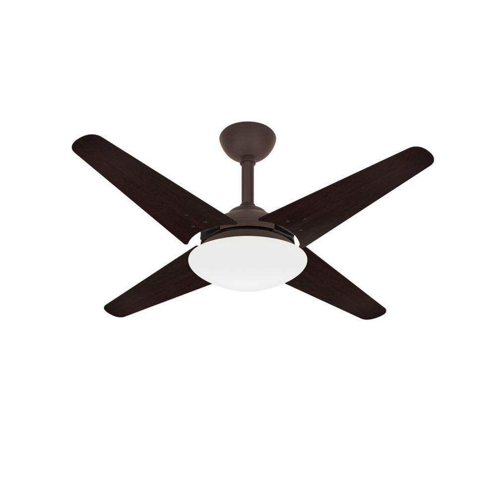 Ventilador De Teto Econômico Breeze Marrom 4 Pás Ventax 220V