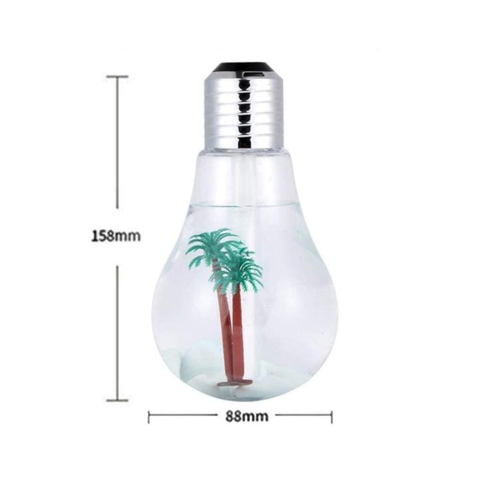 Umidificador Aromatizador De Ar Luminária Formato De Lampada