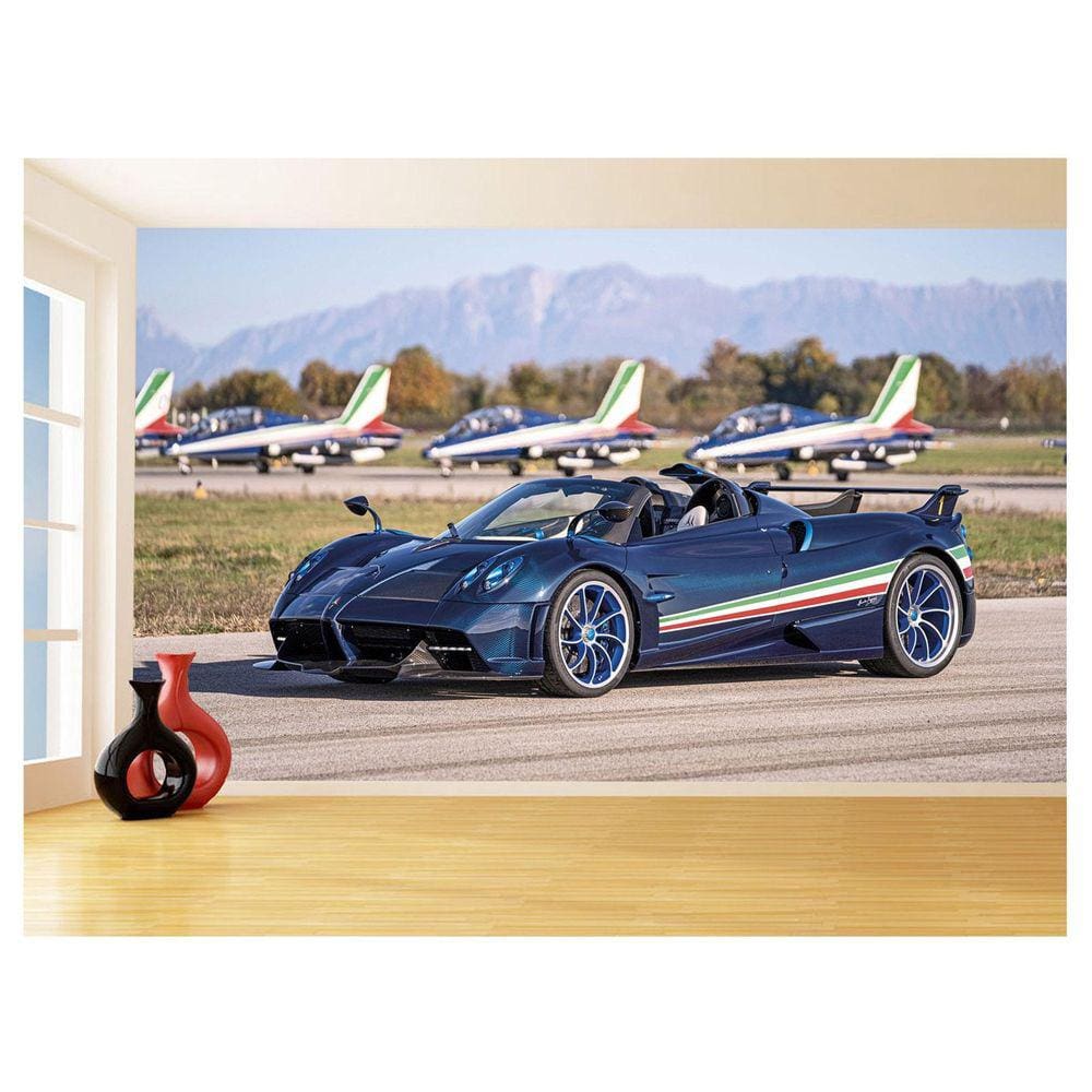 Papel De Parede Carro Pagani Zonda Huayra Rua 3,5M Car336