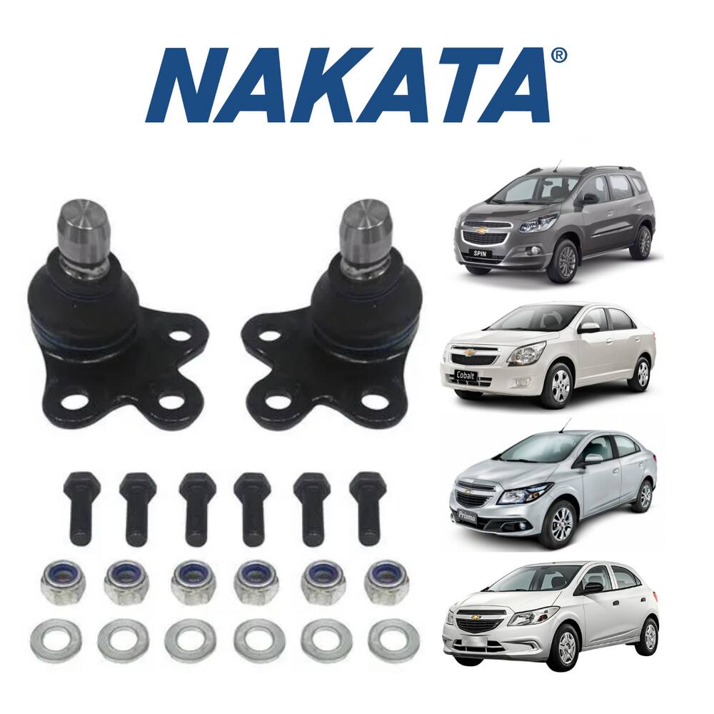 Par Pivô Suspensão Dianteiro Esquerdo+Direito Nakata Chevrolet Prisma 2013 A 2019