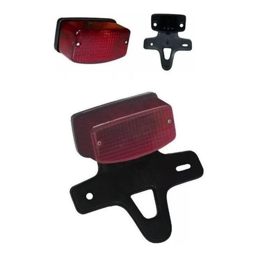 Suporte De Placa + Lanterna Honda Xl 125 / Xl 250 / Xlx 250