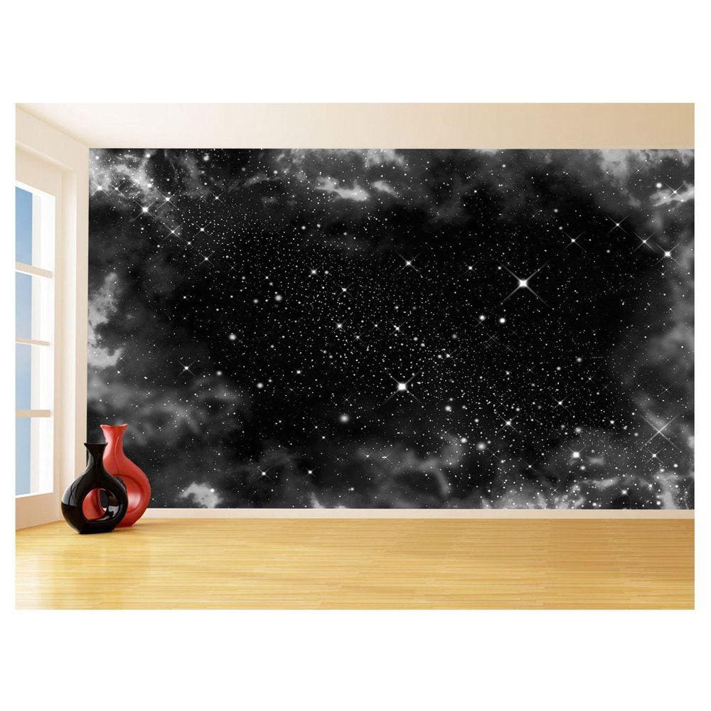 Papel De Parede 3D Espaço Estrelas Galáxia 3,5M Nsp133