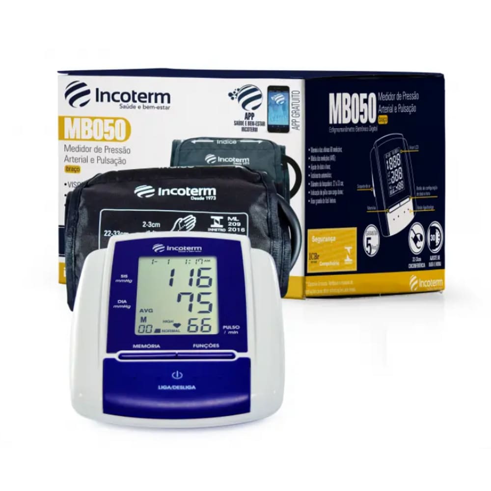 Medidor de Pressão Digital de Braço Incoterm MB050