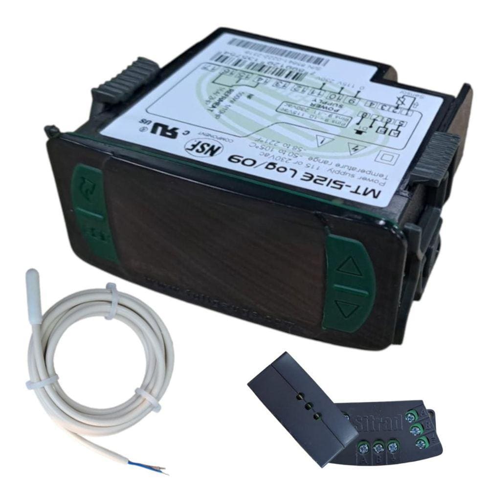 Controlador Temperatura Refrigeração Mt-512E Log Full Gauge