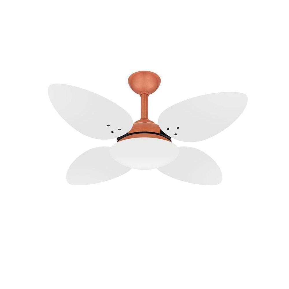 Ventilador De Teto Cobre Silencioso 4 Pás Pétalo Ventax 220V