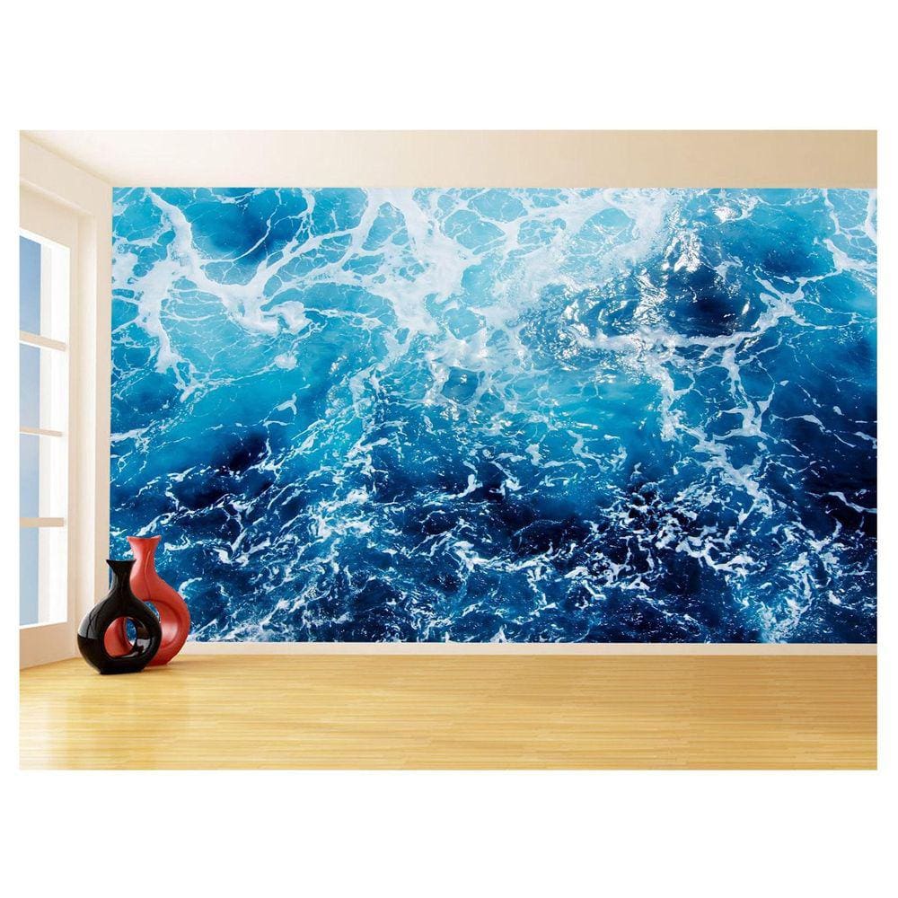 Papel Para Piso De Porcelanato Liquido Água 3,5M Flr06