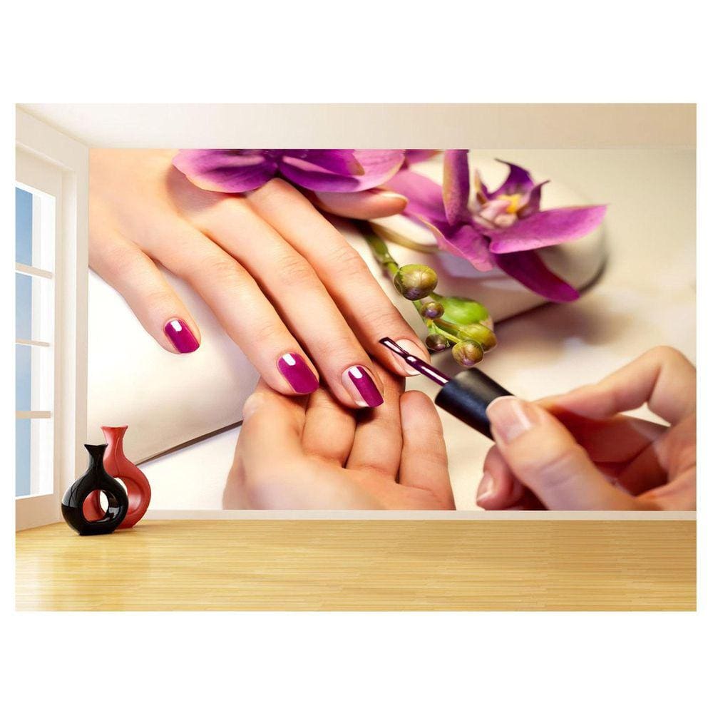 Papel De Parede Salão De Beleza Maquiagem Make 3,5M Slb92