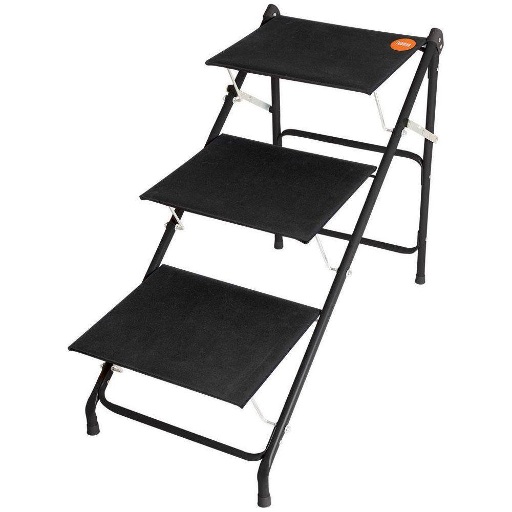 Escada Big para Cães Até 40kg Preta - Tubline Pet