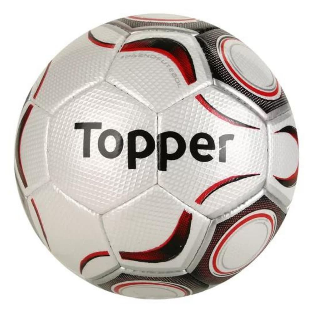 Bola De Futebol Campo Maestro Pro Costurada Topper Cor Branco