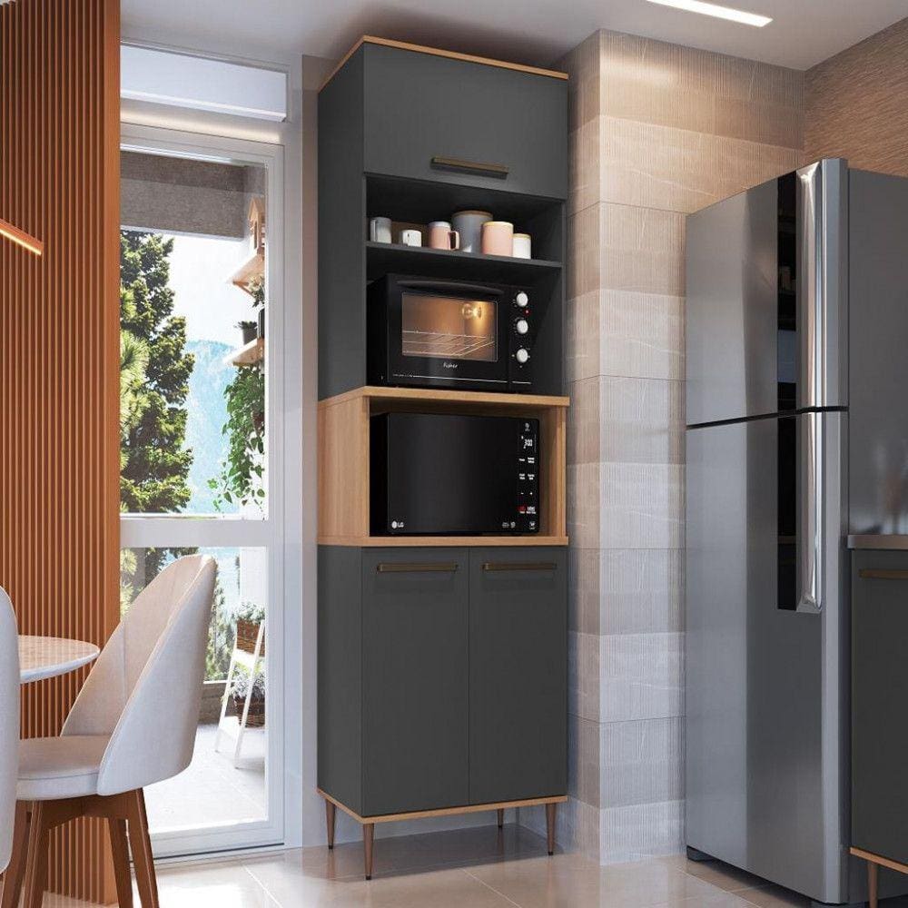 Paneleiro Torre Quente 2 Nichos 3 Portas Isabelle | Extra