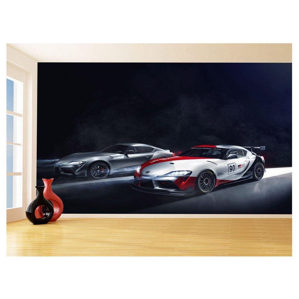 Papel De Parede 3D Carro Toyota Supra Mk5 Jdm 3,5M Car346