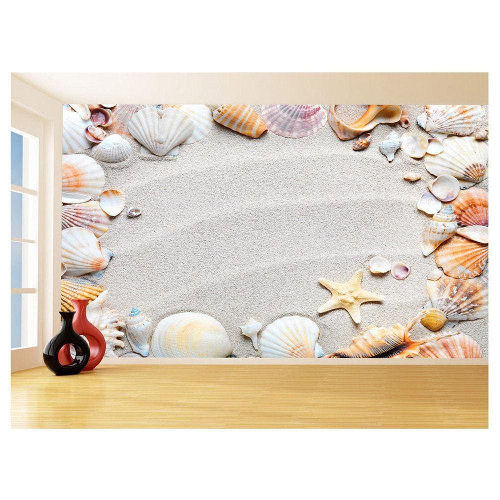 Papel Para Piso De Porcelanato Liquido Praia 3,5M Flr42