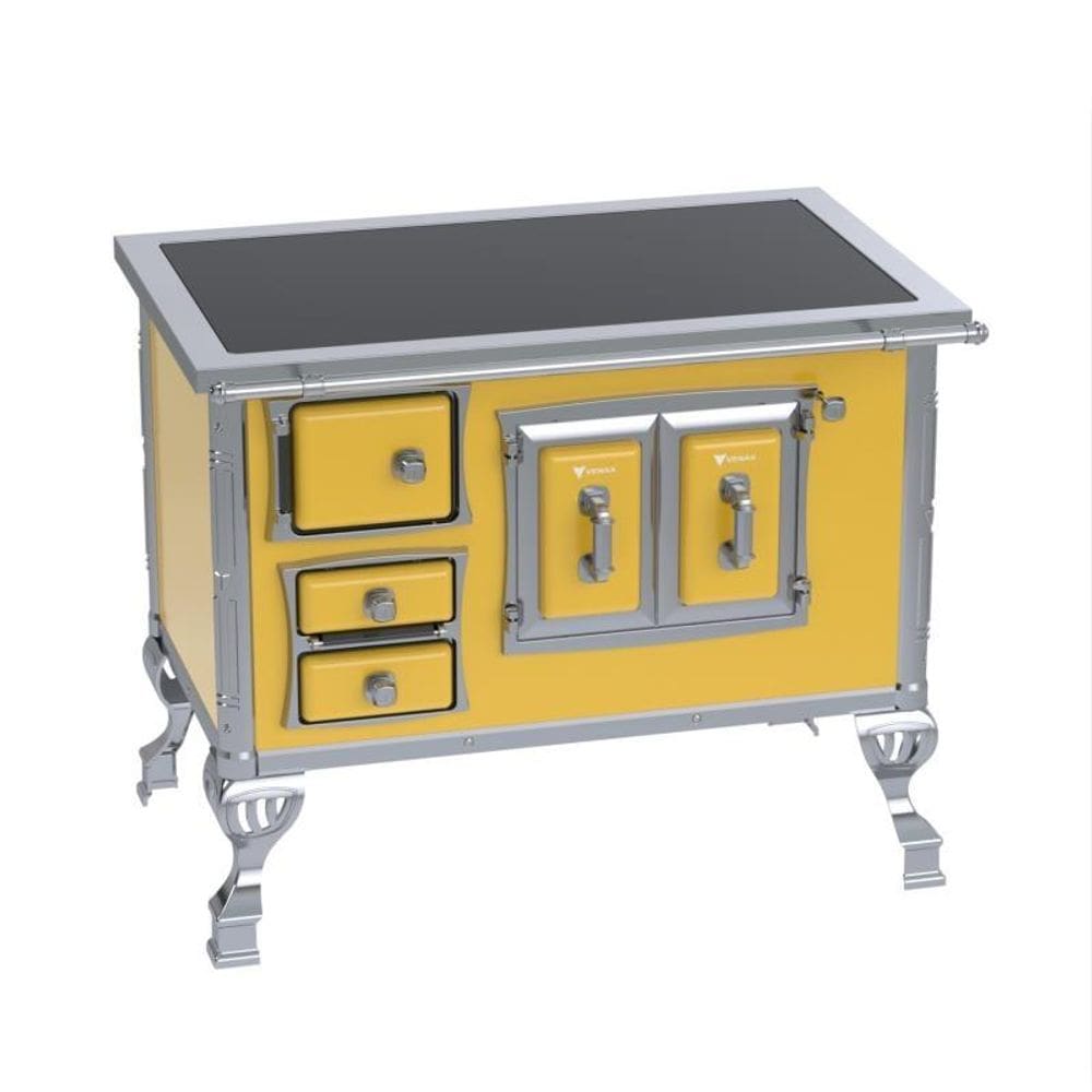 Fogao a Lenha GII N 2 Sec Xviii Premium Amarelo