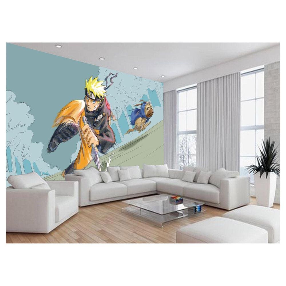 Papel De Parede Anime Naruto Mangá Desenho Art 3,5M Nrt21