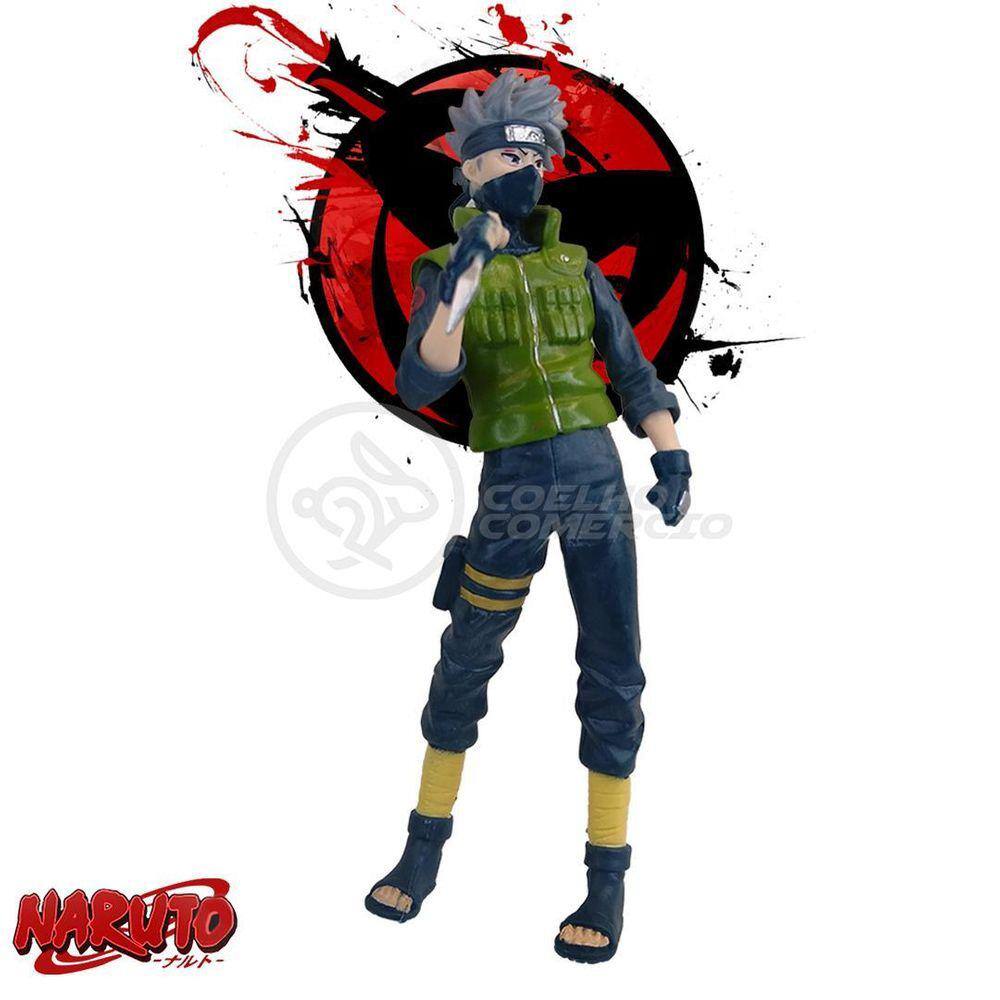 Brinquedo Boneco Action Figure Kakashi Hatake Sharingan 18Cm