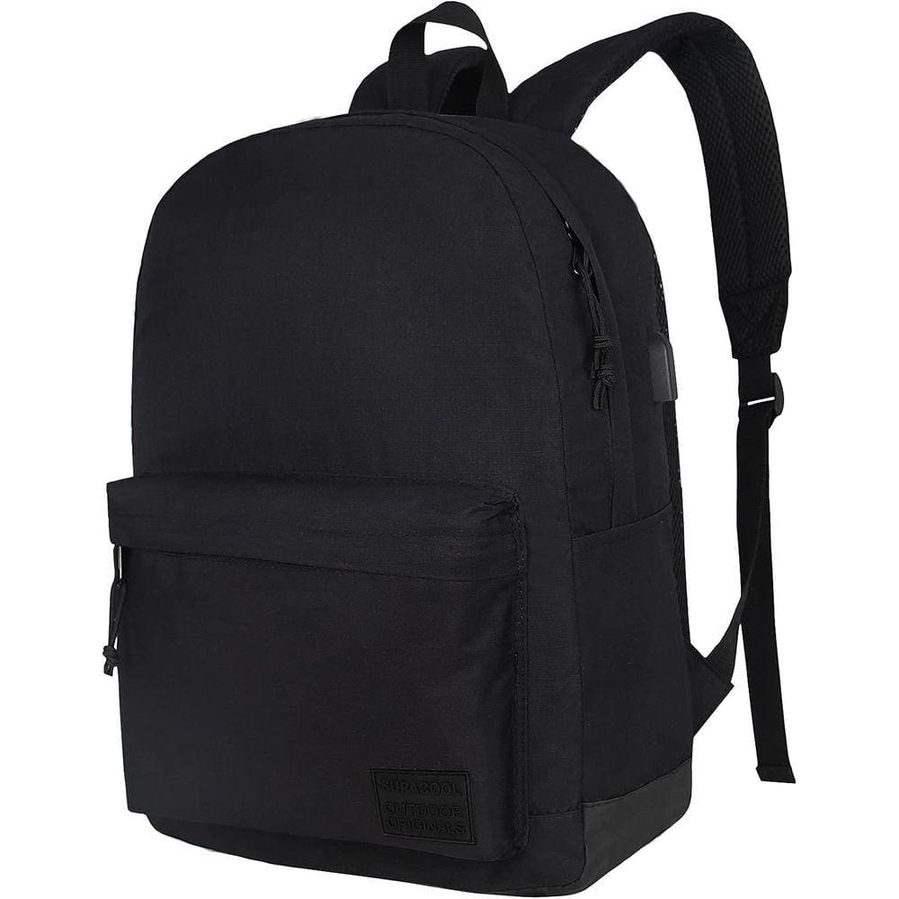 Mochila SUPACOOL, leve, casual, portátil, USB Charging 15.