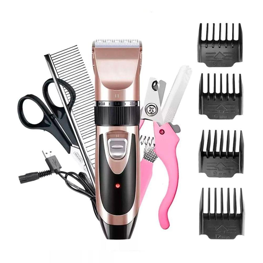 Máquina Tosa Corta Pelo Pet Kit Profissional