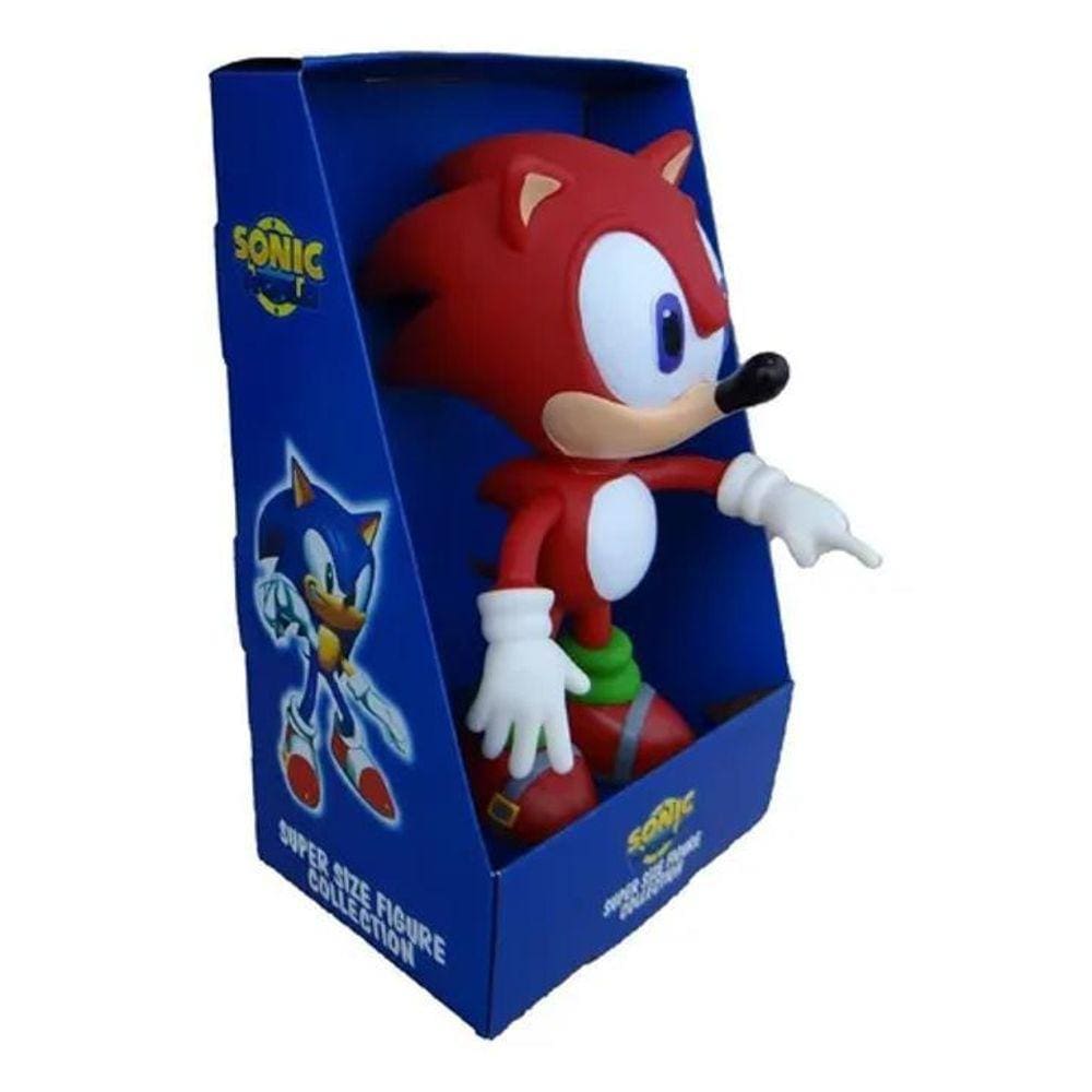 Boneco Sonic Vermelho Coleção Articulado