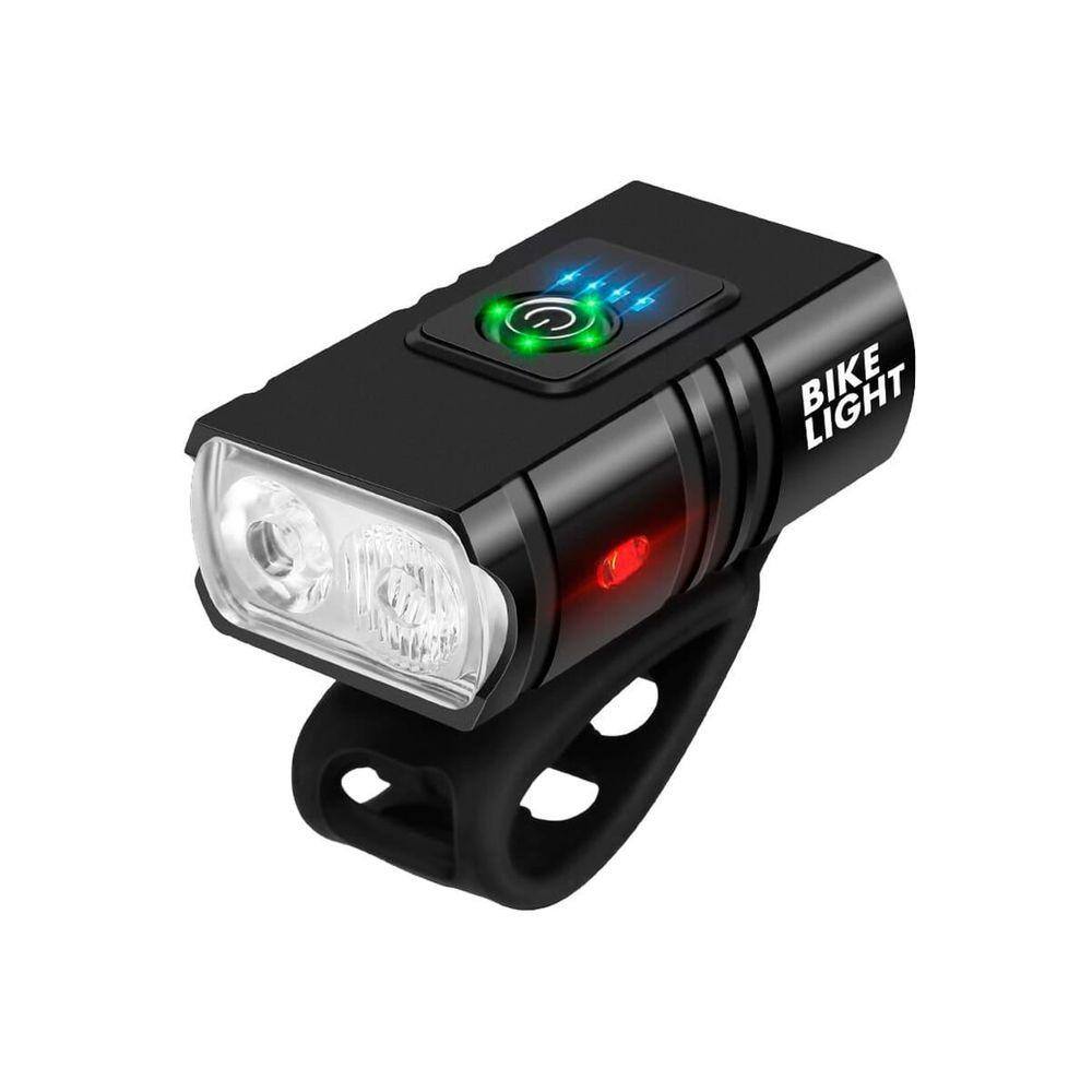 Farol Bike Potente 2.400 Lumens LED T6 Recarregável
