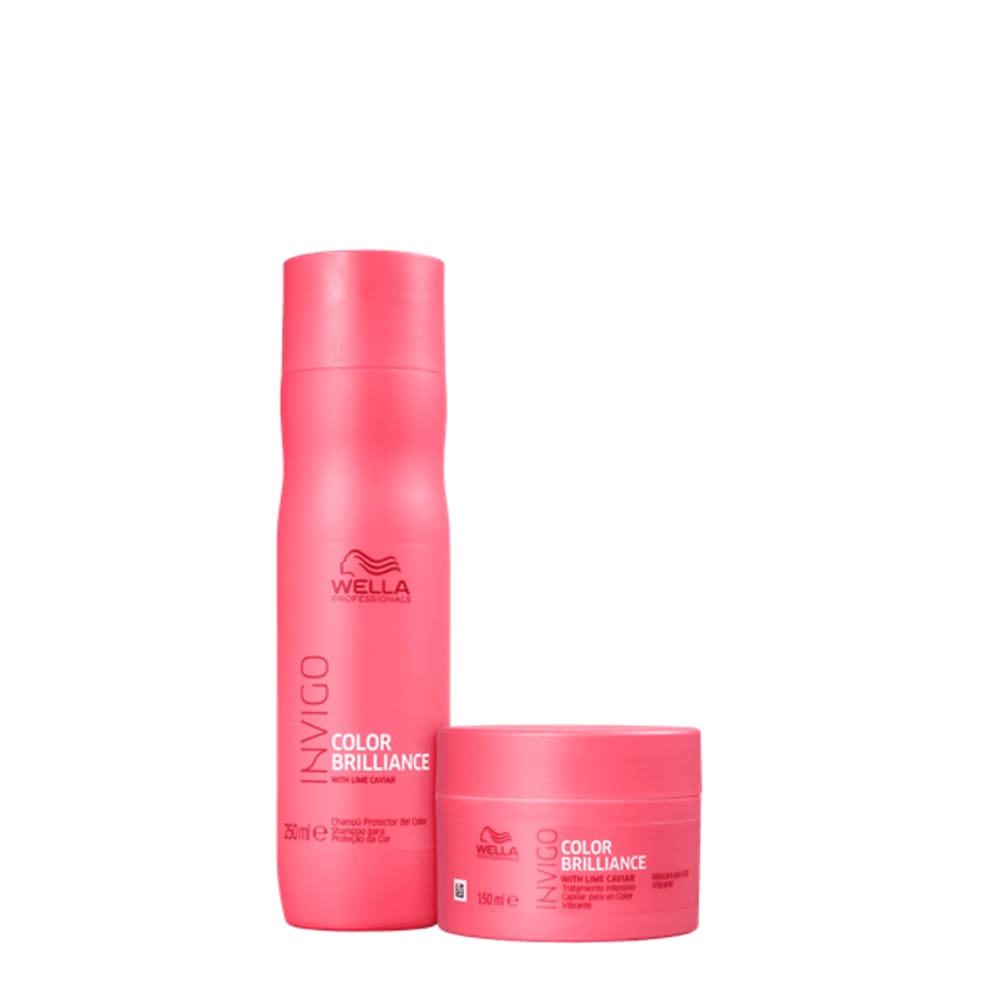 Wella Professionals Invigo Color Brilliance Shampoo 250ml+Mascara 150ml