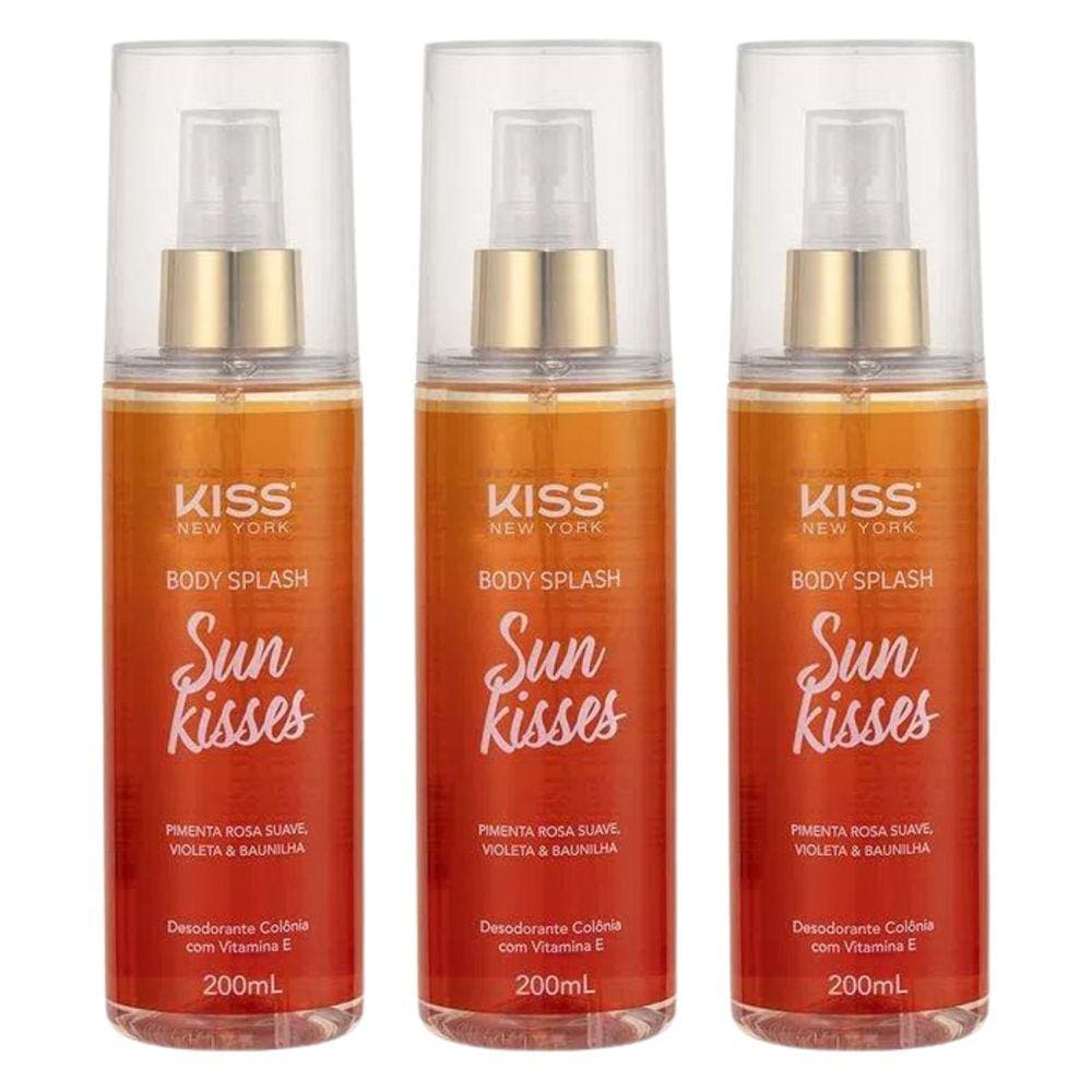 Kit Body Splash Kiss New York Sun Kisses Bs03b 200Ml C/3