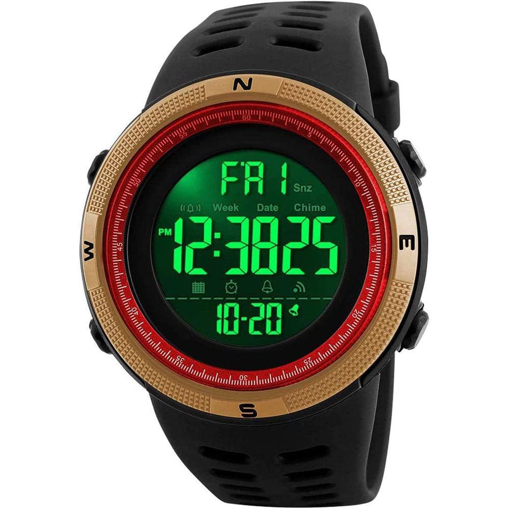 Relógio esportivo SKMEI Digital LED à prova d`água 50m para homens