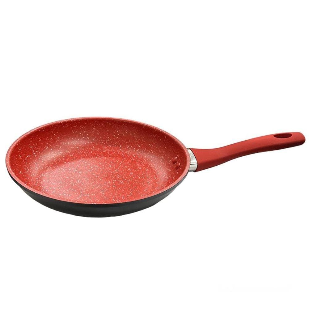 Frigideira de Alumínio Cerâmico Antiaderente Vermelho 24cm