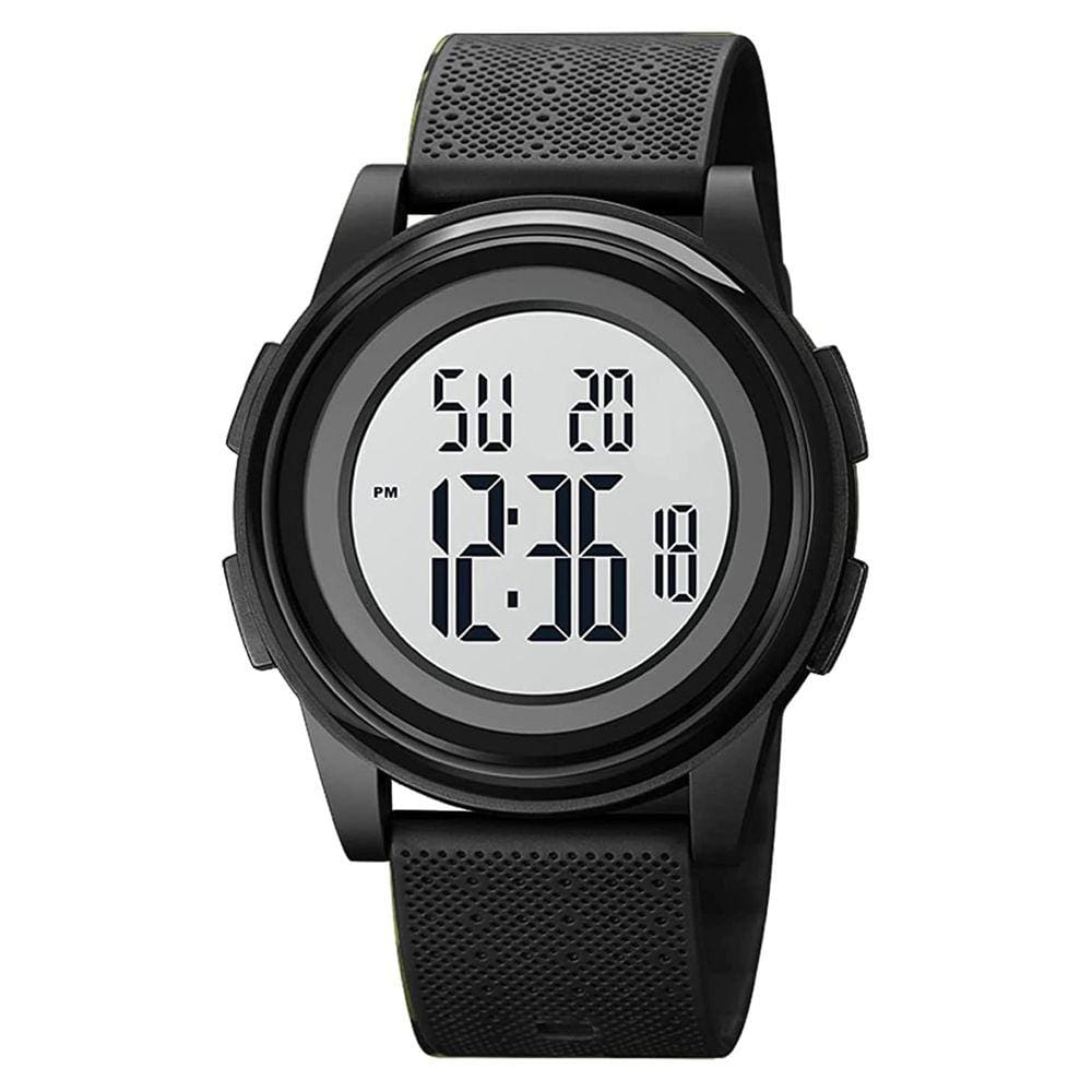 Relógio digital ultra-fino à prova d`água SNE para homens 1206