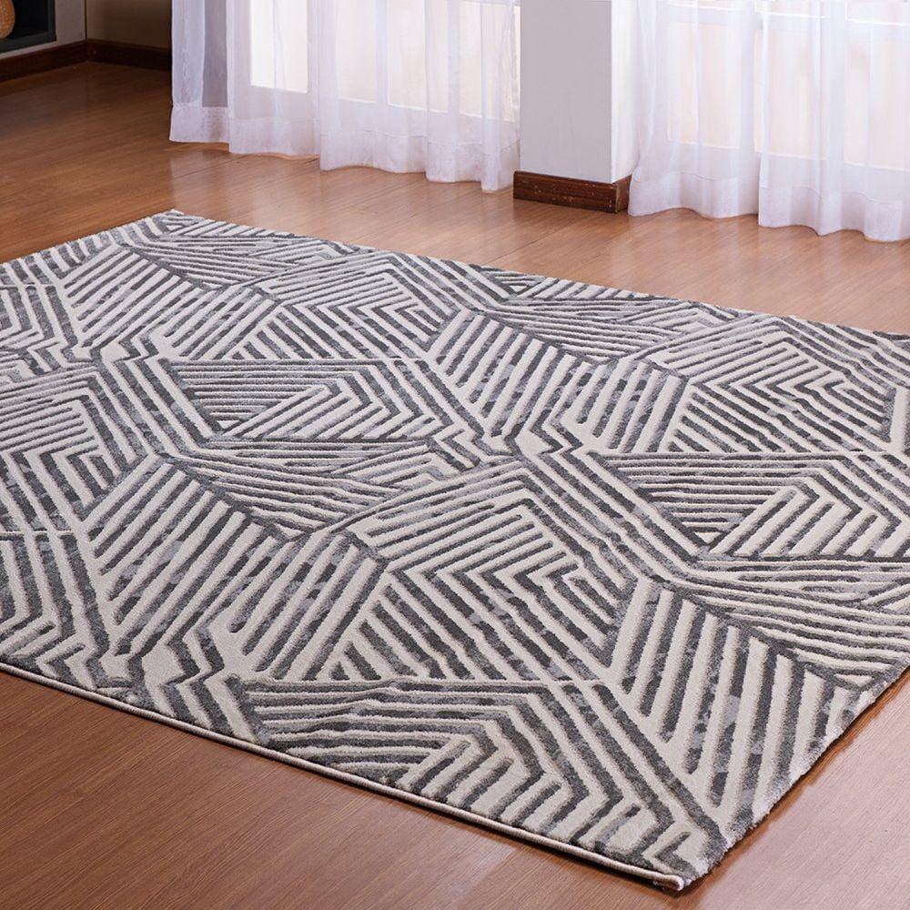 Tapete Rimini 200x300cm Niazitex Cinza
