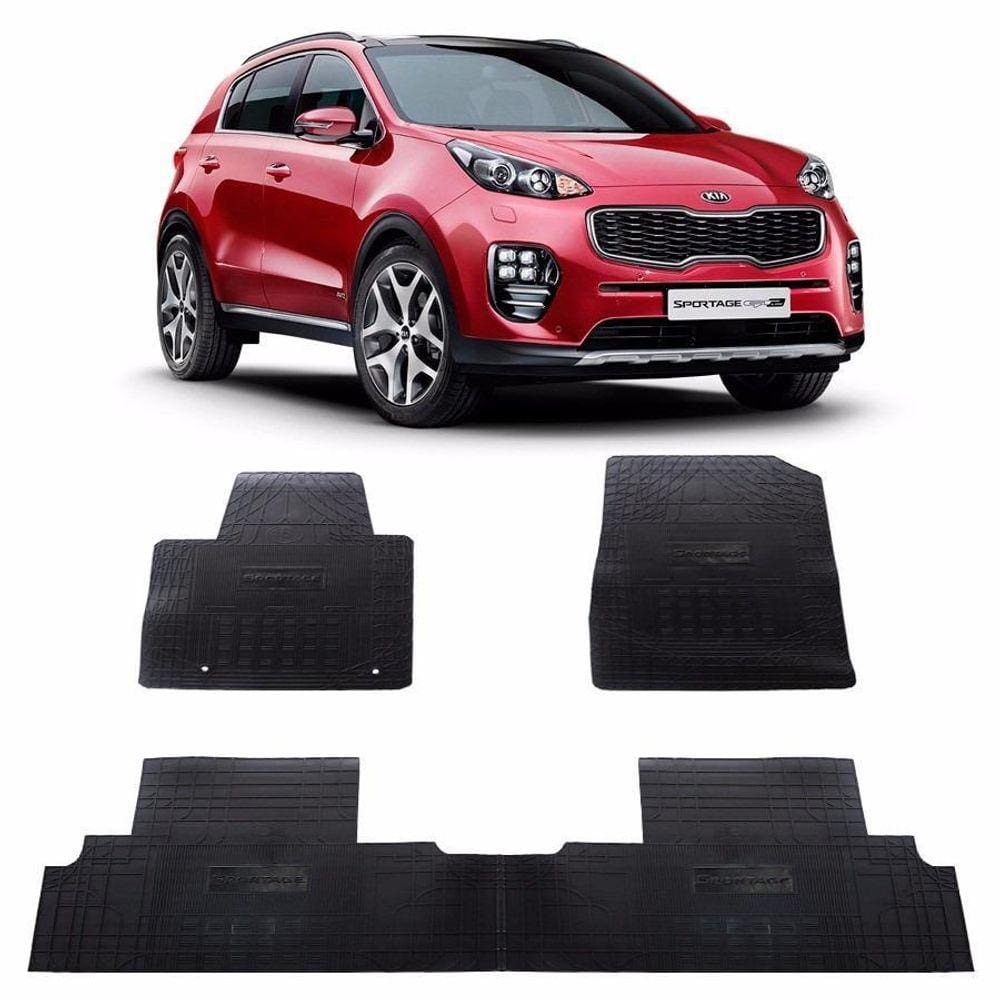 Jogo Tapete Interno Reforçado Kia Sportage 2016 Em Diante