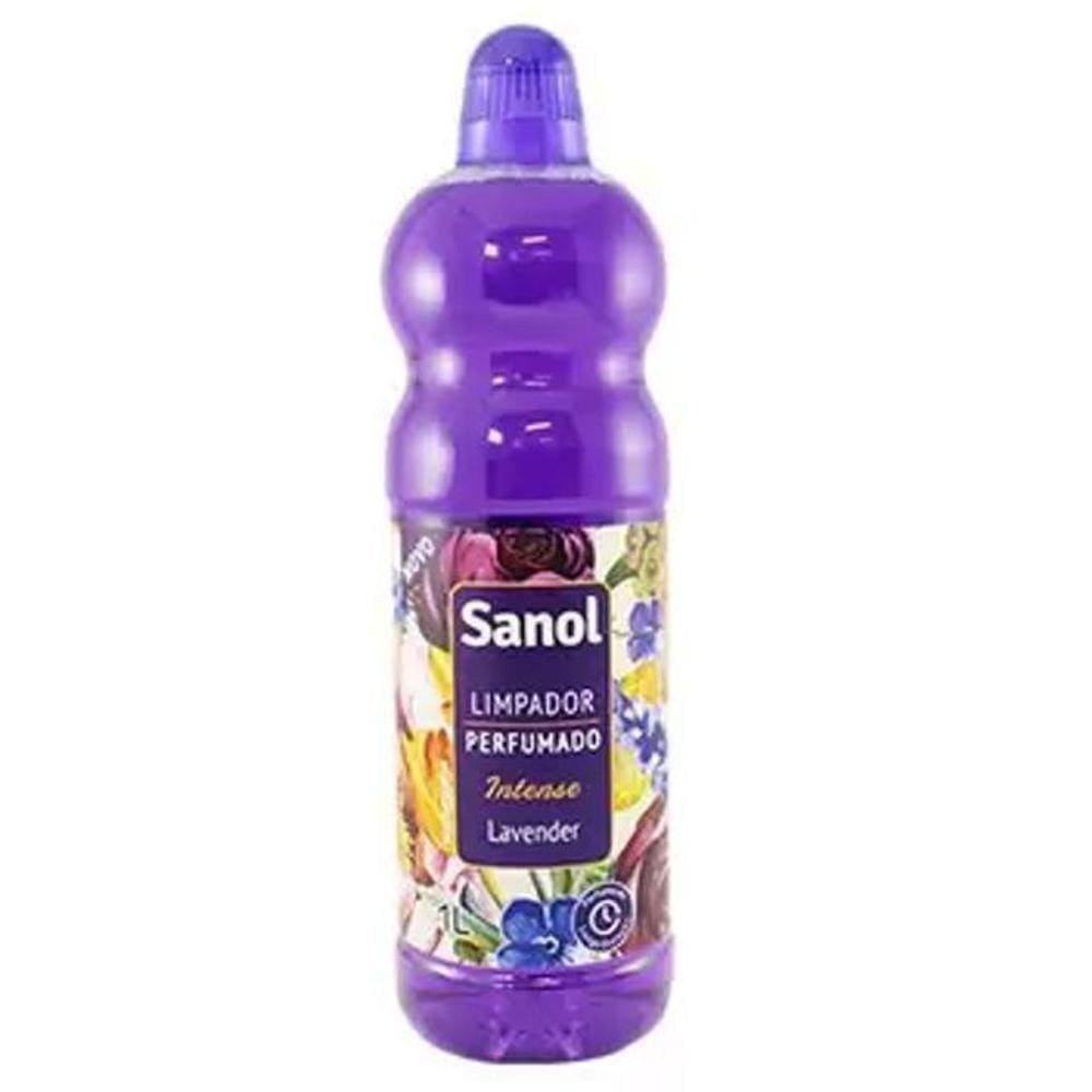 Limpador Perfumado Lavender Sanol 1Lt