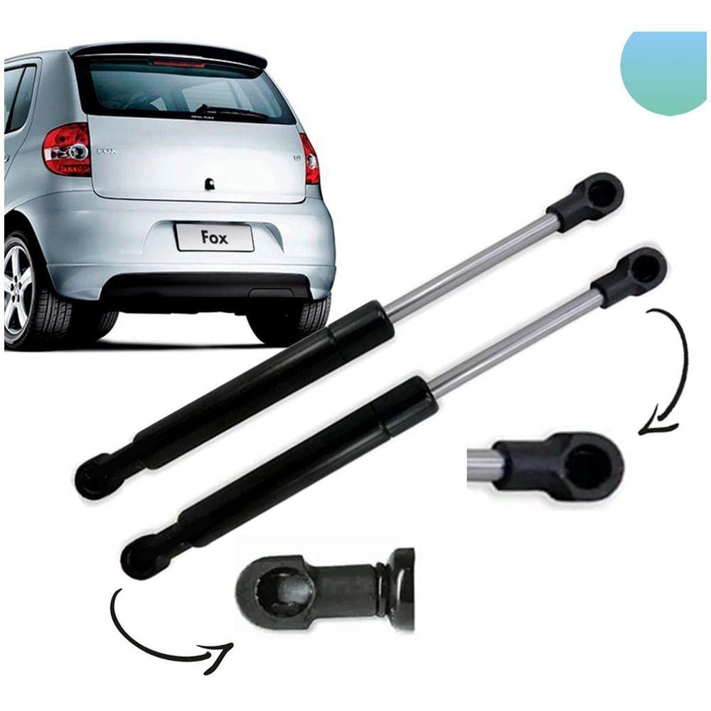 Par Amortecedor Tampa Traseira Porta Malas Vw Fox / Crossfox