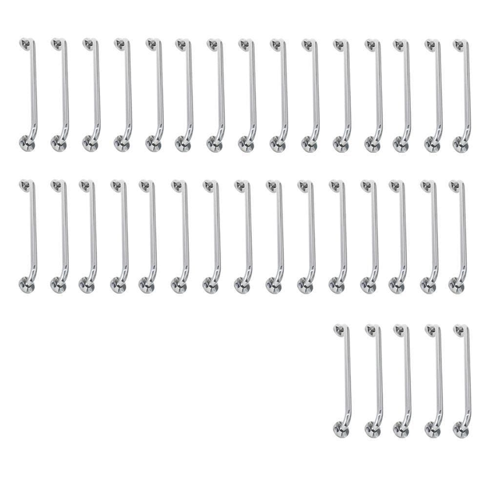 Alça De Apoio 80cm Barra Inox Kit 34 Unidades Cadeirante Idoso Gestante Acessibilidade Banheiro Box