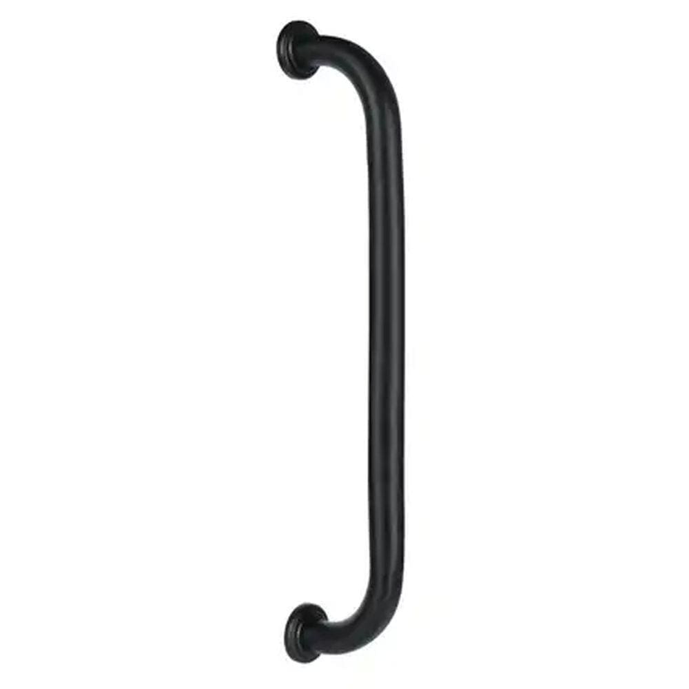 Alça Barra De Apoio 70cm Inox Preto Acessibilidade Idoso Cadeirante Gestante Corrimao Banheiro Box D