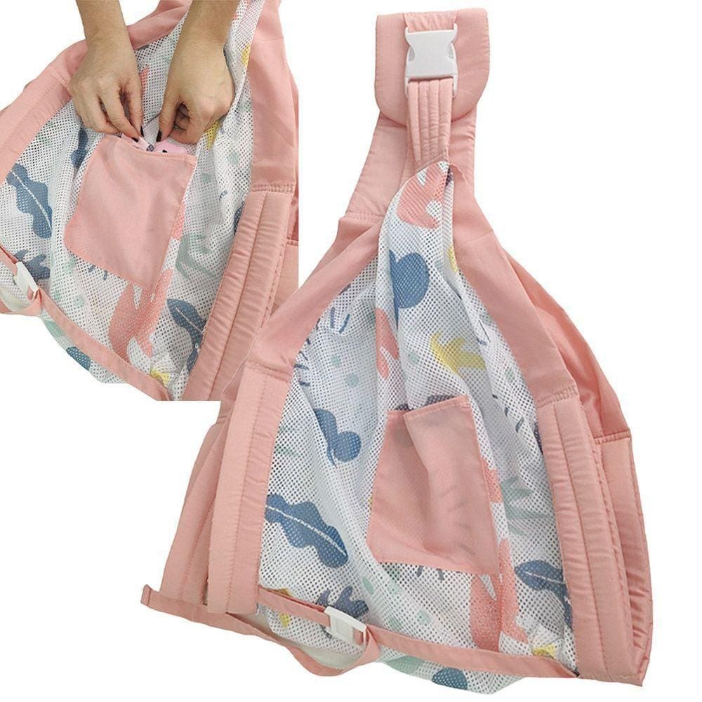 Canguru Sling Envoltorio Bebe Criança Strap Carregador Bolso Transporte Alça Ajustavel Amamentaçao