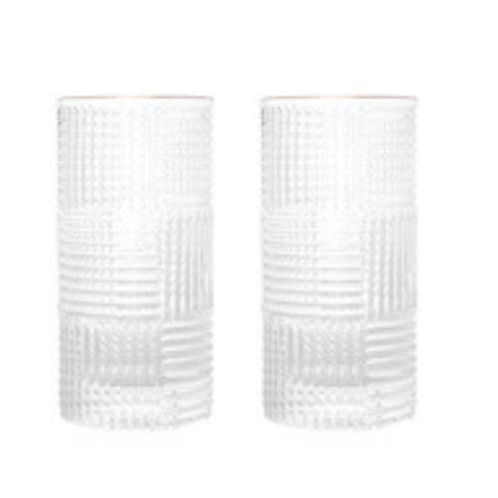 Copo Altos Vidro Borda Dourada 400ml - Wolff