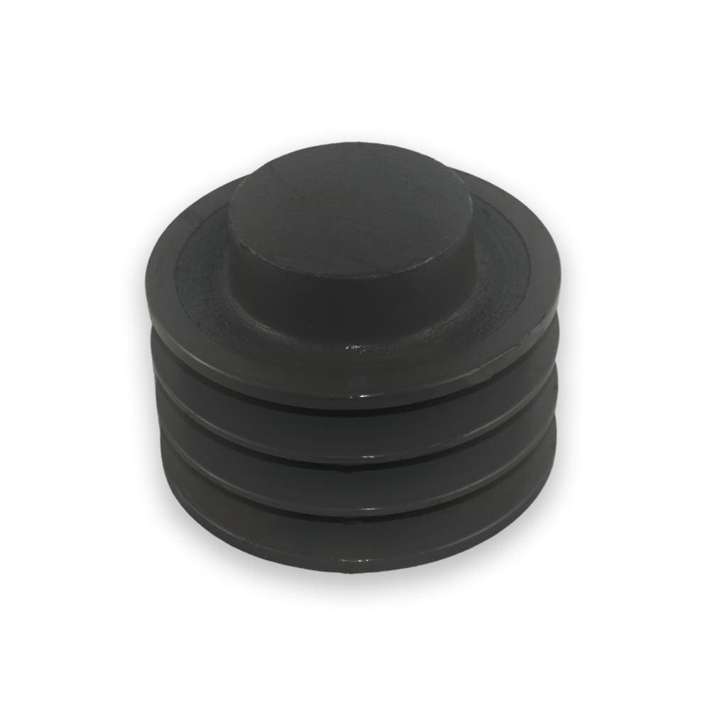 Polia Ferro Fundido 100mm 3 Canais - Uso Industrial